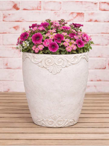 AltoBelli Blumentopf ADELINA Zement Antik Grau Patina 13x11 cm