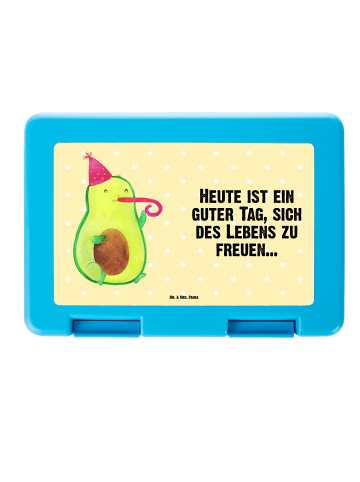 Mr. & Mrs. Panda Bento Box Avocado Feier mit Spruch in Gelb Pastell