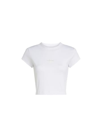 CALVIN KLEIN JEANS Weiß Baumwolle T-Shirt