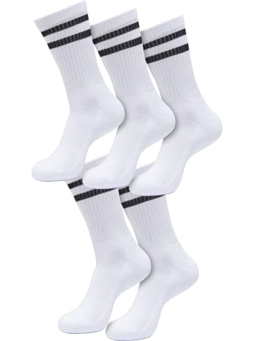 Urban Classics Basic Socks in white/black