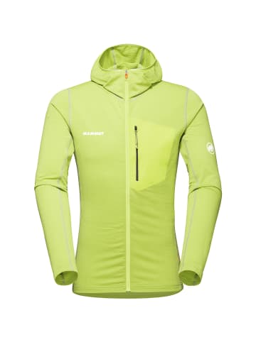 Mammut Midlayer Aenergy Light mit Kapuze in Apfelgrün