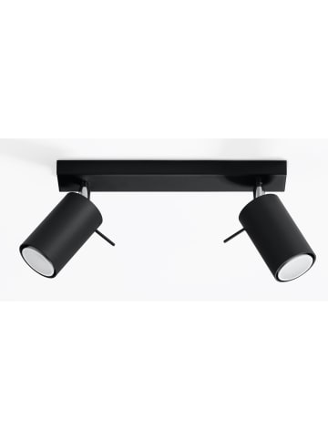 Nice Lamps Deckenleuchte ETNA 2 in Schwarz stahl beweglicher schirm loft 1xGu10 NICE LAMPS