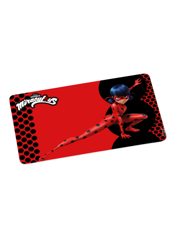 Geda Labels Frühstücksbrettchen Miraculous Ladybug in Rot - 23,5x14,5x0,3cm