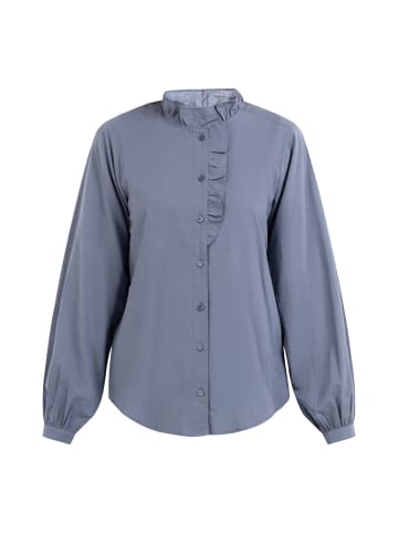 DreiMaster Vintage Langarmbluse in Graublau