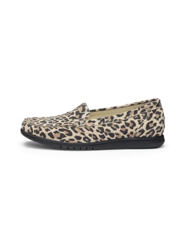 VITAFORM Veloursleder Slipper in leopard