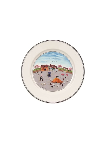 Villeroy & Boch Frühstücksteller Hühnerhof Design Naif in Bunt ø 21 cm in bunt
