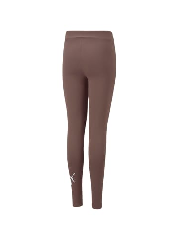Puma Bodywear ESSENTIALS LOGO LEGGINGS in Pflaume