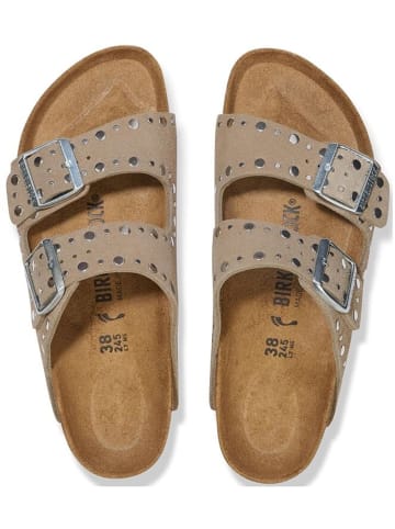 Birkenstock Pantoletten Arizona in Taupe