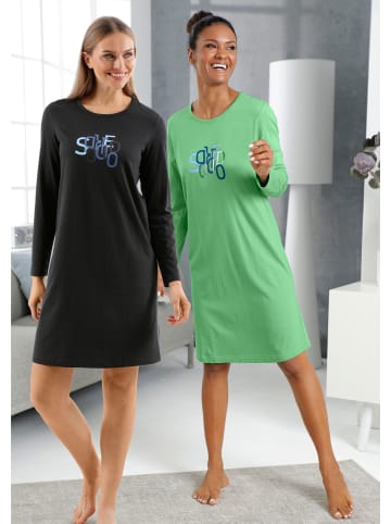 WITT WEIDEN Sleepshirts in apfel + schwarz