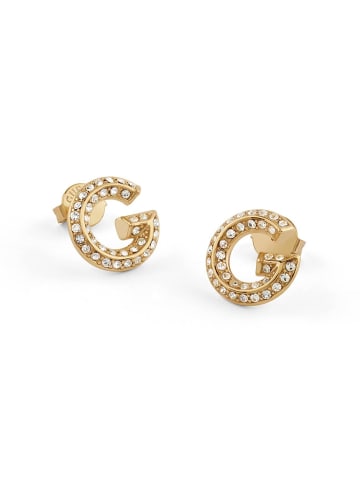 Guess Damen-Ohrringe Ohrstecker Goldfarben