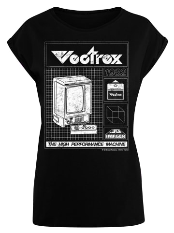 F4NT4STIC T-Shirt Retro Gaming Vectrex 1982 in schwarz