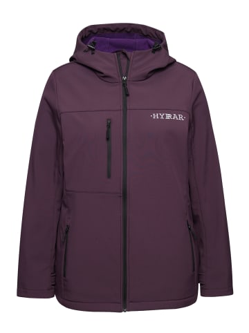 Ulla Popken Softshelljacke in dunkle brombeere