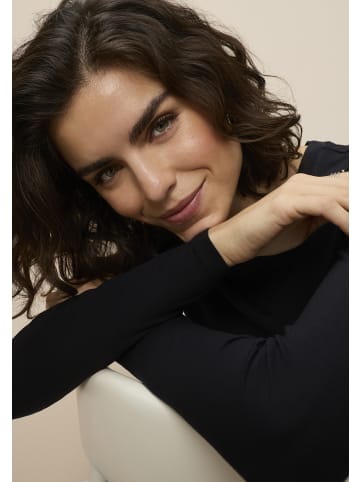 Tamaris Langarmshirt in schwarz