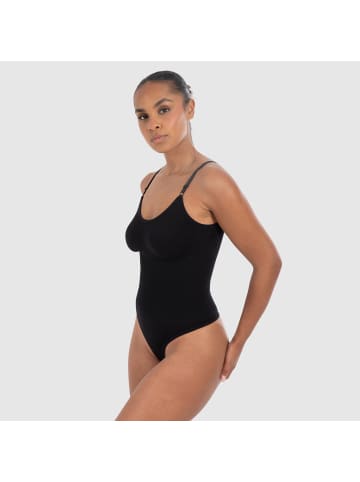 SMILODOX String Bodysuit Nysa in Schwarz