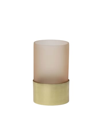 URBAN NATURE CULTURE Teelichthalter in Gold | Cameo Brown frosted