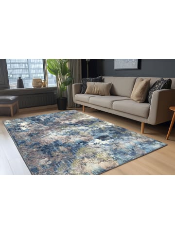 Vivorum Outdoor Teppich Elegantica 328 in blau - rechteckig