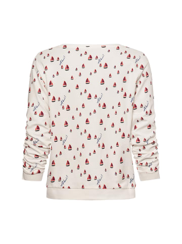 Franco Callegari Sweatshirt in weiß rot