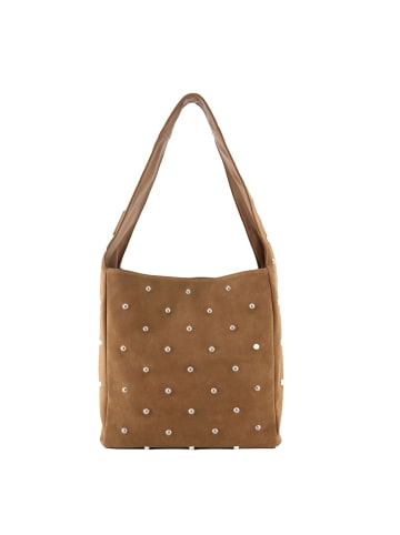 FREDs BRUDER Endless Beads Schultertasche Leder 39 cm in toffee