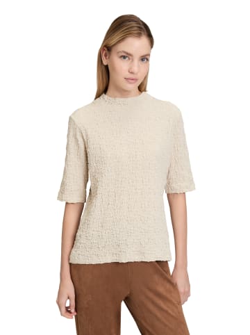 Betty Barclay Strukturshirt mit Stehkragen in beige