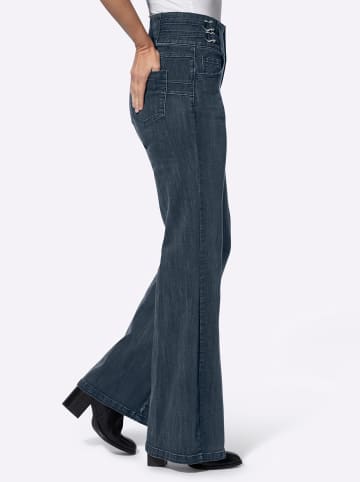 Heine Bootcut-Jeans in dark blue