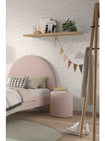 58 aufm Kessel HOCKER Karlotta 41x41x42 aus Holzwerstoff Polster in der Farbe Rosa