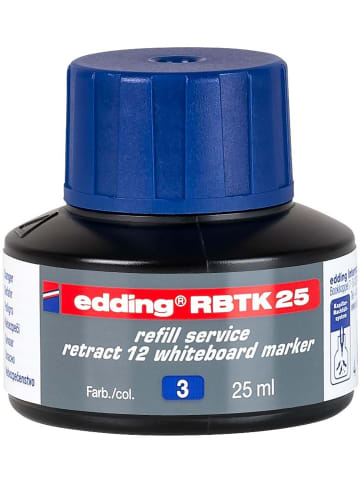 edding Nachfülltinte edding RBTK 25 für edding Boardmarker retract 12 25ml blau