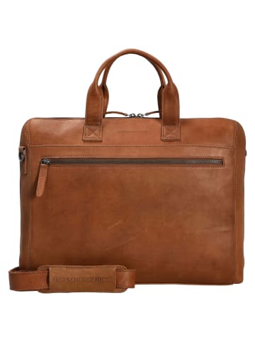 The Chesterfield Brand Levanto - Laptoptasche 14" 40 cm (black) in cognac
