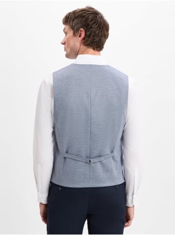 Finshley & Harding Anzugweste Max in hellgrau marine - 0001