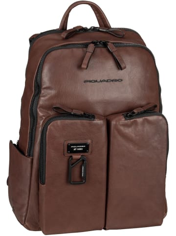 Piquadro Rucksack / Backpack Harper Backpack 3869 RFID in Testa di moro