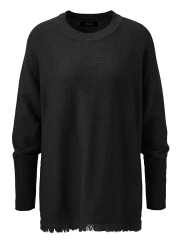 Aniston CASUAL Strickpullover in anthrazitmeliert