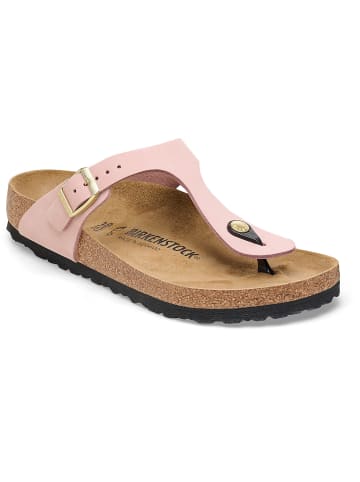 Birkenstock Sandale Gizeh Nubuck Leather in Rose