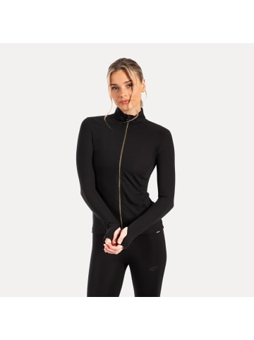 SMILODOX Trainingsjacke Kenna Gold in Schwarz