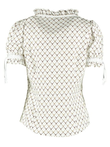 OS-Trachten Bluse Poceu in mittelbraun