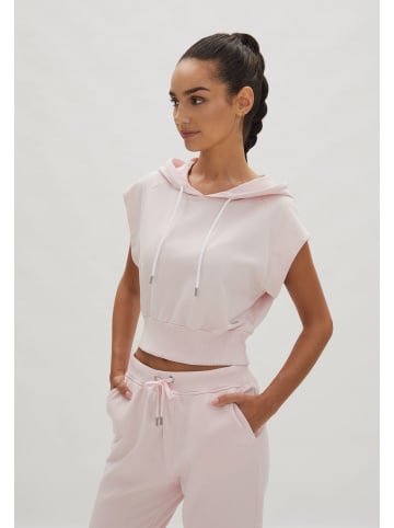 ADLYSH Sweatshirt Relax Short Sleeve Hoodie in Soft Rose