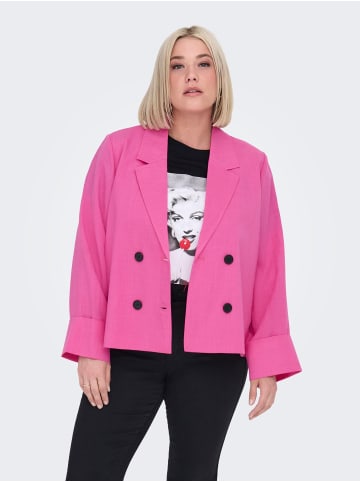 ONLY Carmakoma Blazer in Fuchsia Fedora