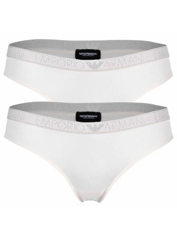 Emporio Armani Slip 2er Pack in Creme