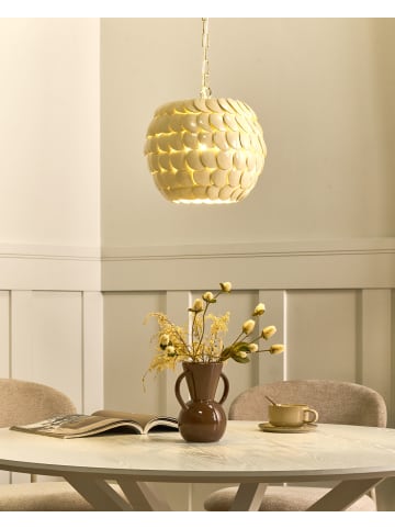 Beliani Pendelleuchten MASKELIYA in Beige/Gold - (W) 26 x (H) 102 x (L) 26 cm