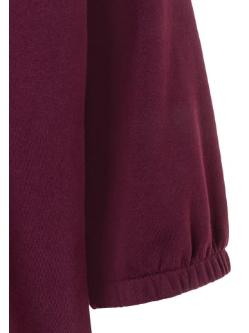 More & More softes 3/4 Arm-Sweatshirt in ruby orchid