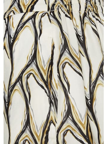 LASCANA Webhose in beige-khaki bedruckt