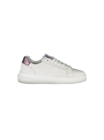 Calvin Klein Weiße Leder-Sneaker