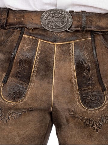 MADDOX Lederhose HOPFENSEE in hellbraun