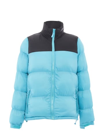 myMO ATHLSR Wattierte Steppjacke in Türkis Schwarz