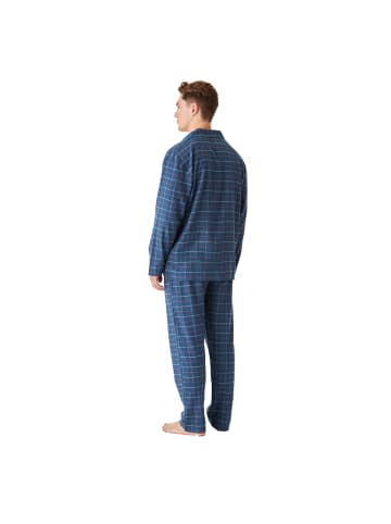 J and J Brothers Schlafanzug in Blue