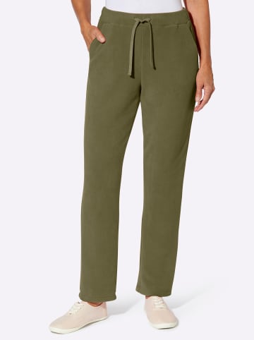 Sieh an! Fleecehose in oliv