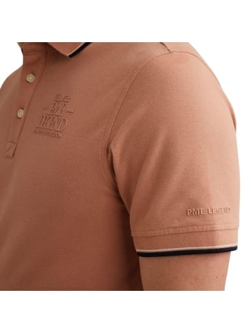 PME Legend Poloshirt SHORT SLEEVE POLO STRETCH PIQUE in Rosa