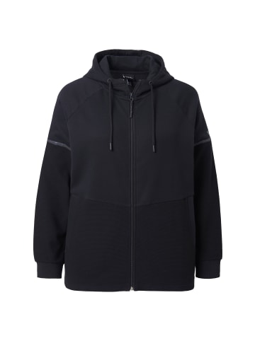 Ulla Popken Sweatjacke in schwarz