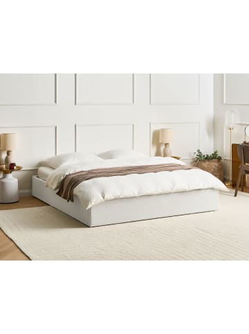 Beliani 2-tlg Doppelbett DINAN in Beige