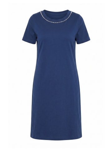 MIAMODA Jerseykleid in dunkelblau