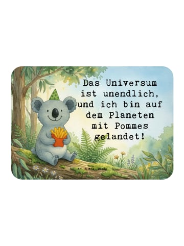 Mr. & Mrs. Panda Magnet Koala Pommes Design mit Spruch in Weiß