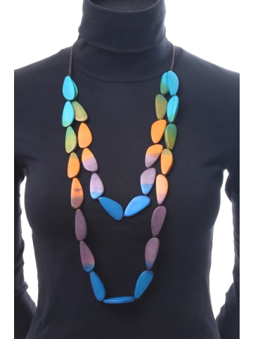 collezione alessandro Lange Kette " Celine " in mehrfarbig